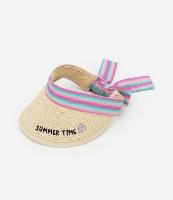 Viseira Infantil em Palha com Amarração - Tam Único - 1