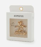 Kit 02 Piranha de Cabelo Laço e Retangular Vazadas - 2