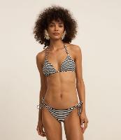 Biquíni Calcinha Lacinho em Microfibra Dupla Face Listrada e Poá Bicolores - 3