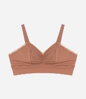 Sutiã Top Alongado em Microfibra com Franzido no Busto Curve & Plus Size - 1