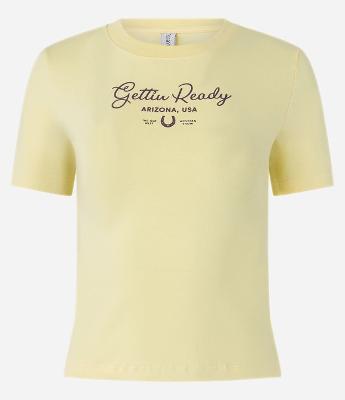 Camiseta New T-shirt em Algodão com Lettering 
Gettin Ready Arizona