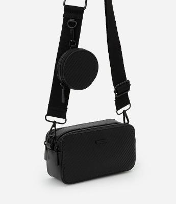 Bola Câmera Bag com Alça Transversal e Porta Moedas
