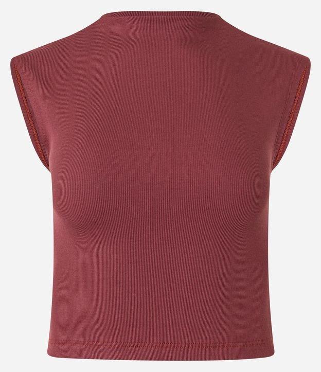 Blusa Canelada em Ribana com Golinha Alta - 1