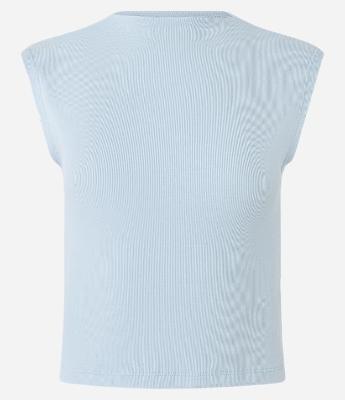 Blusa Canelada em Ribana com Golinha Alta