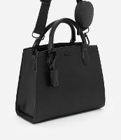 Bolsa Satchel em PU com Alça Longa Removível e Porta Moedas - 1