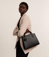 Bolsa Satchel em PU com Alça Longa Removível e Porta Moedas - 2