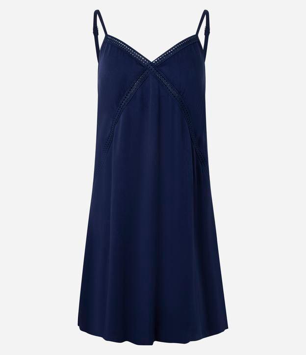 Camisola em Viscose com Alcinha e Entremeio - 1