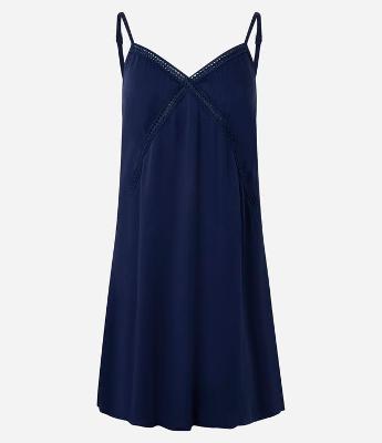 Camisola em Viscose com Alcinha e Entremeio