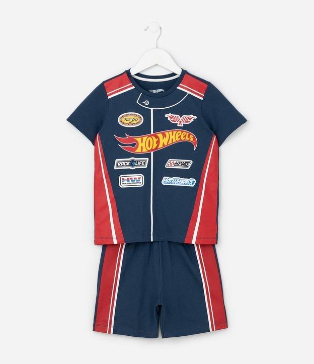 Pijama Infantil com Estampa Hot Wheels - Tam 3 a 10 Anos - 1
