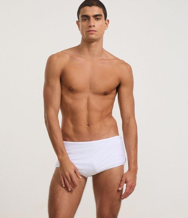 Sunga em Microfibra com Listras Laterais - 1