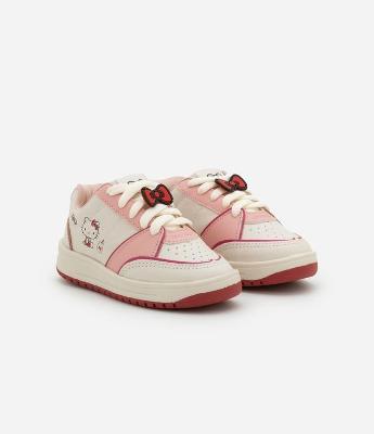 Tênis Infantil em PU com Estampa Hello Kitty - Tam 20 ao 27