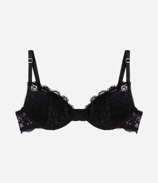 Sutiã Meia Taça em Renda Floral - 1
