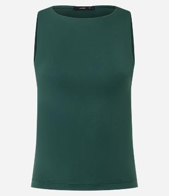 Blusa em Poliamida com Gola Redonda