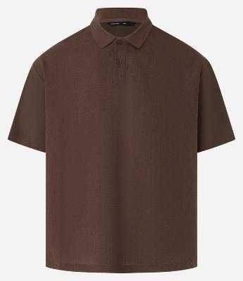 Camisa Polo Boxy em Linho e Malhão