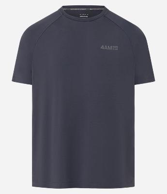 Camiseta Esportiva Regular com Tecnologia Dry e Lettering Refletivo