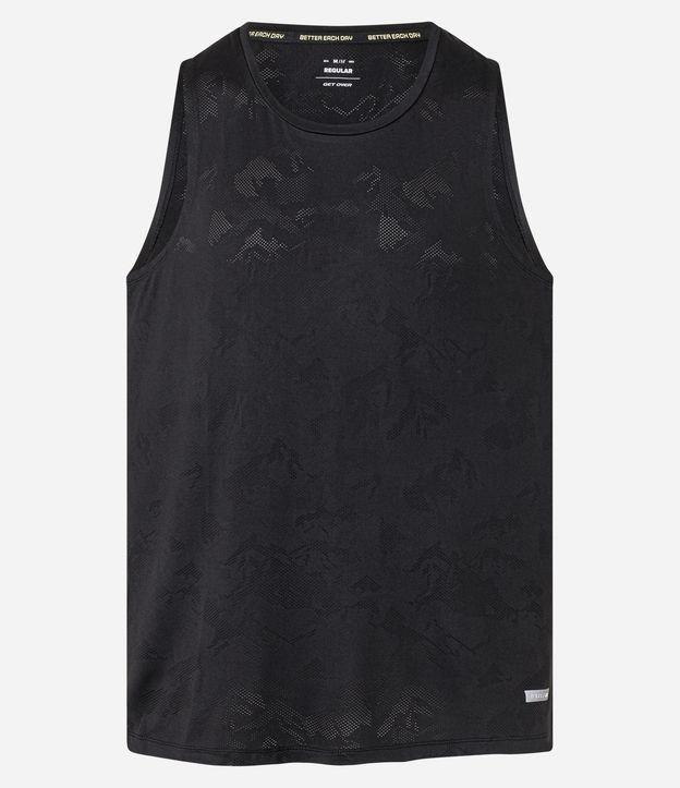 Regata Esportiva Regular em Jacquard com Tecnologia Dry - 1