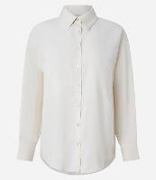 Camisa Ampla em Cupro com Abotoamento - 1