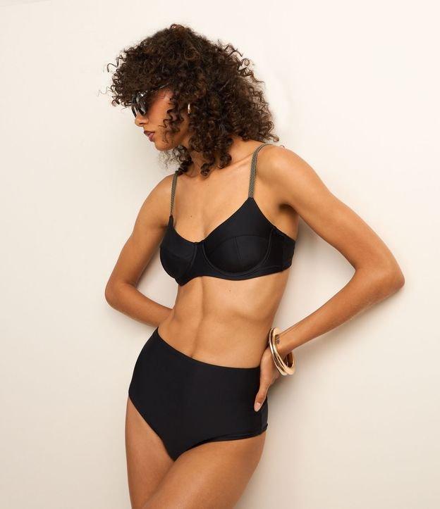 Biquíni Calcinha Hot Pants em Microfibra Básica - 1