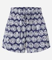 Saída de Praia Short em Chiffon Poá Diferenciado - 1