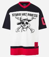 Camiseta Relaxd em Algodão com Estampa One Piece - 1