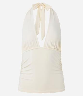 Blusa Frente Única com Franzidos Laterais