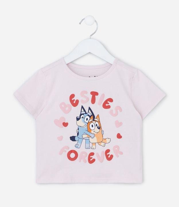 Camiseta Infantil com Estampa Bluey e Bingo Besties - Tam 1 a 6 anos - 1