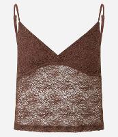 Blusa em Renda com Alça Fina e Textura - 1