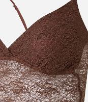 Blusa em Renda com Alça Fina e Textura - 2