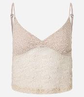 Blusa em Renda com Alças Finas e Textura - 2