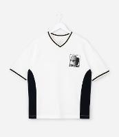 Camiseta Infantil com Estampa e Lettering Stay Steady - Tam 5 a 14 Anos - 1