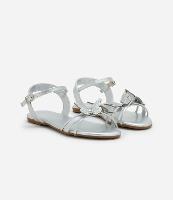 Sandália Infantil Rasteira com Borboletas - Tam 25 ao 33 - 1