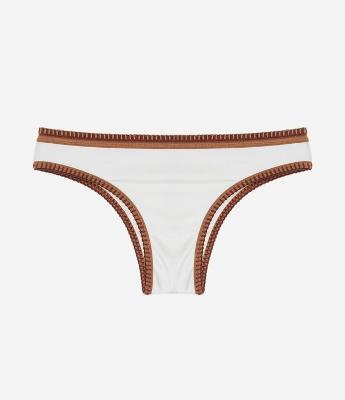 Biquíni Calcinha Básica em Microfibra com Viés Contrastante