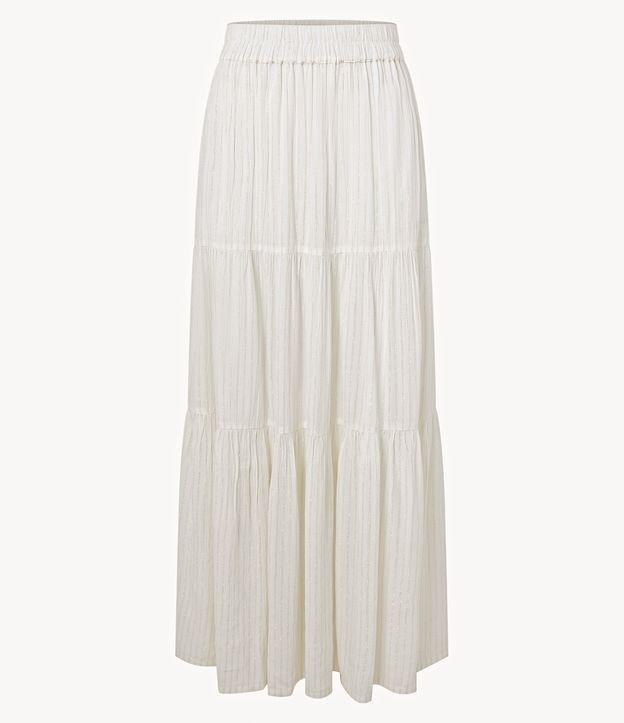 Saia Longa com Babados e Fio Metalizado - 1