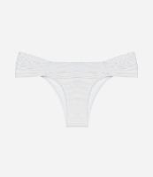 Biquíni Calcinha Lateral Drapeada em Microfibra Texturizada com Fio Metalizado - 1