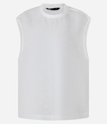 Regata com Frente em Linho e Costas em Malhão