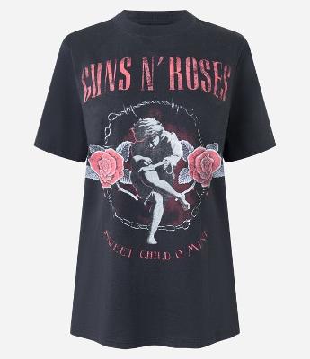 Camiseta T-shirt em Algodão Guns N Roses