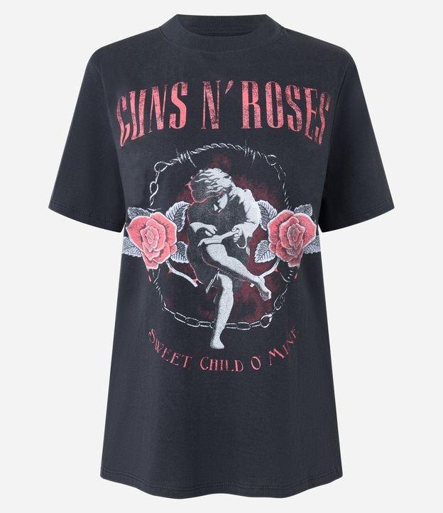 Camiseta T-shirt em Algodão Guns N Roses - 1