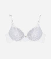 Sutiã Base em Renda Floral com Bojo Oco - 1