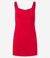 Vestido Curto em Bengaline com Decote Coração - 1