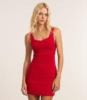 Vestido Curto em Bengaline com Decote Coração - 2