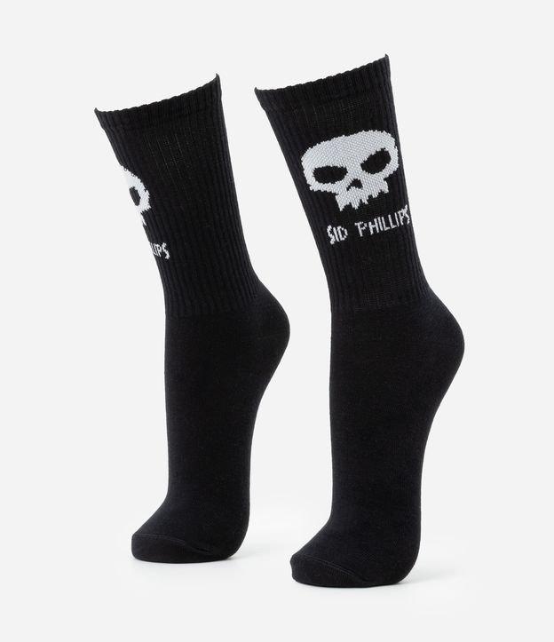 Meia Cano Longo em Algodão com Estampa Sid Phillips Toy Story - 1