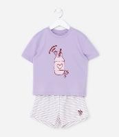 Conjunto Infantil com Estampa Suco de Morango - Tam 1 a 6 Anos - 1