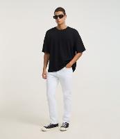 Calça Skinny Cropped em Sarja com Bolsos - 1