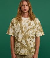 Camiseta Boxy em Algodão com Estampa de Folhagem - 2