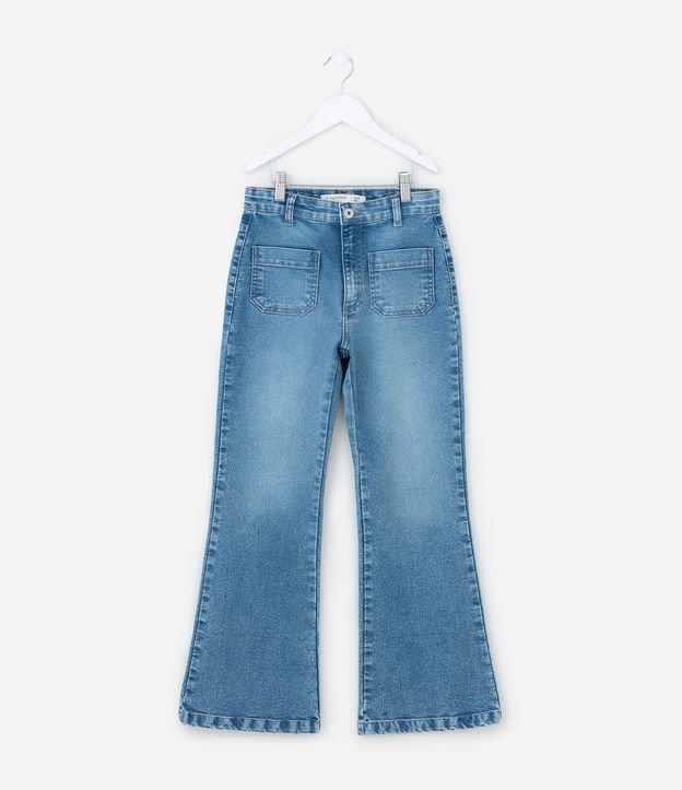 Calça Flare Infantil em Jeans - Tam 5 a 14 anos - 1
