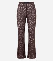 Calça Flare em Renda Floral - 1