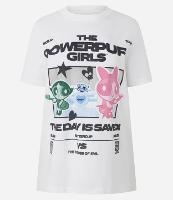 Camiseta em Algodão com Estampa Frente e Costas Meninas Superpoderosas - 1