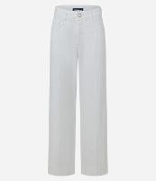 Calça Reta Comfort Cintura Alta em Sarja - 1