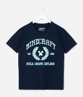 Camiseta Infantil com Estampa Neon Minecraft - Tam 5 a 14 Anos - 1