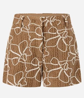 Short Texturizado em Renda com Cordas Aplicadas